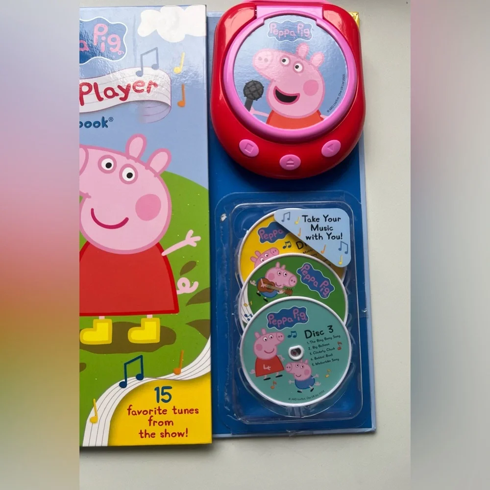 Peppa Pig: Music Player - (Music Player Storybook) by Meredith Rusu (Hardcover)